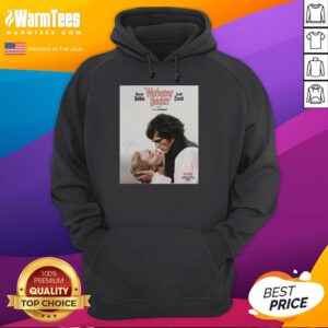 Official Wuthering Heights movie graphic hoodie featuring Margot Robbie and Jacob Elordi, perfect for fans.