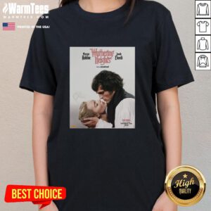 Official Wuthering Heights movie graphic tee featuring Margot Robbie and Jacob Elordi, perfect for fans and fashion lovers.