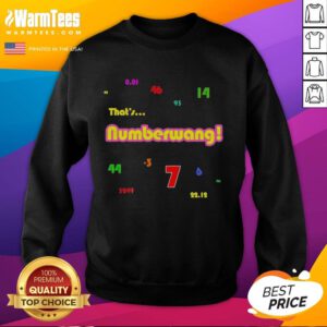 Alt Text: Original Powerball Numbers Numberwang Sweatshirt featuring unique design and vibrant colors for lottery enthusiasts.
