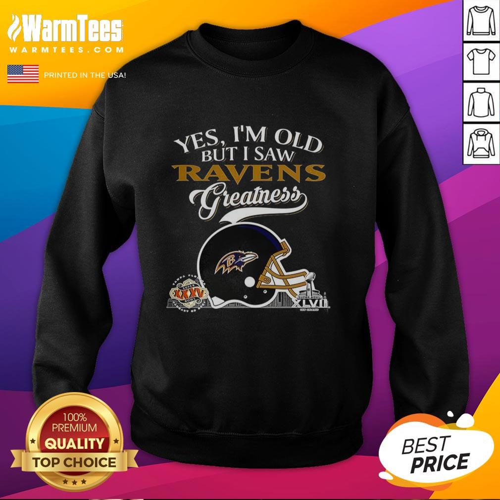 Alt Text: Baltimore Ravens Super Bowl sweatshirt featuring skyline design, perfect for fans celebrating team greatness.