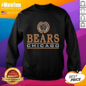 Alt Text: Premium Chicago Bears Crest Sweatshirt featuring team logo, cozy fabric, perfect for fans and chilly game days.