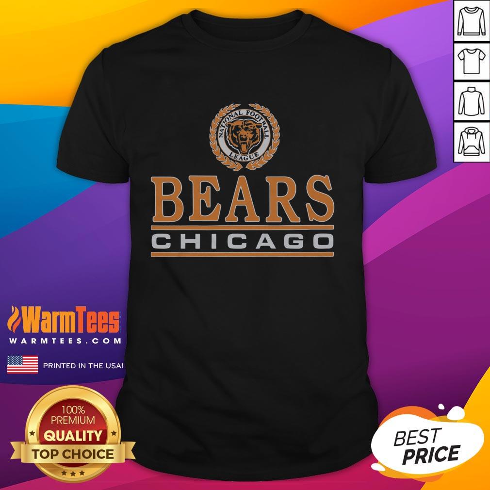 Premium Chicago Bears Crest T-Shirt featuring the iconic team logo in vibrant colors on soft fabric for fans.