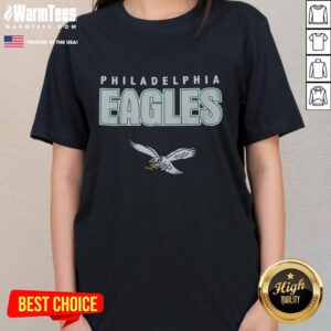 Premium Kelly Green Philadelphia Eagles Throwback Ladies Tee showcasing vintage style and team spirit for female fans.