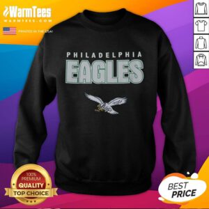 Alt Text: Premium Kelly Green Philadelphia Eagles throwback sweatshirt featuring classic logo and comfortable fit. Perfect for fans!