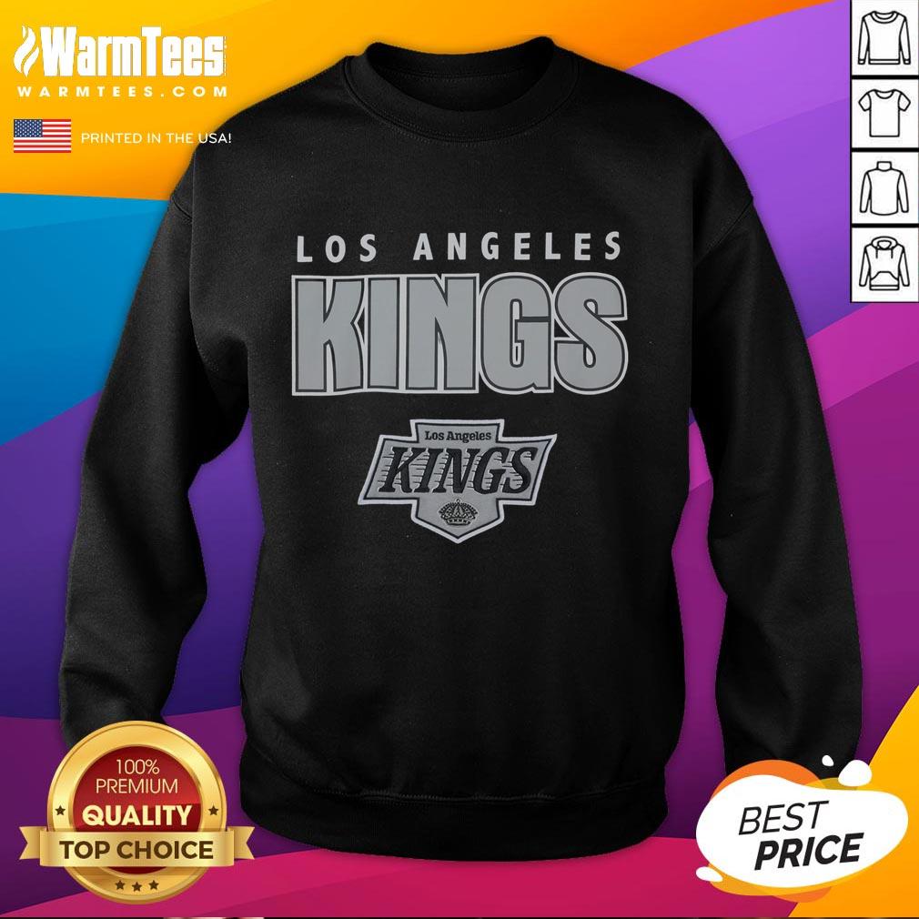 Premium Los Angeles Kings throwback sweatshirt featuring retro logo and comfortable fit, perfect for fans.