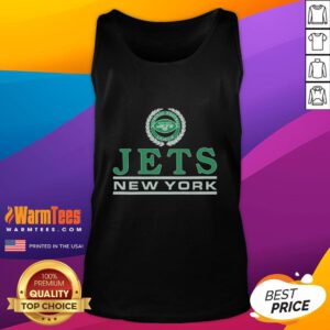 Premium New York Jets Crest Tank Top featuring the team logo, perfect for game day and casual wear.