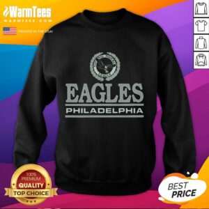 Premium Philadelphia Eagles Crest Sweatshirt featuring the team's logo and stylish design for fans and athletes.