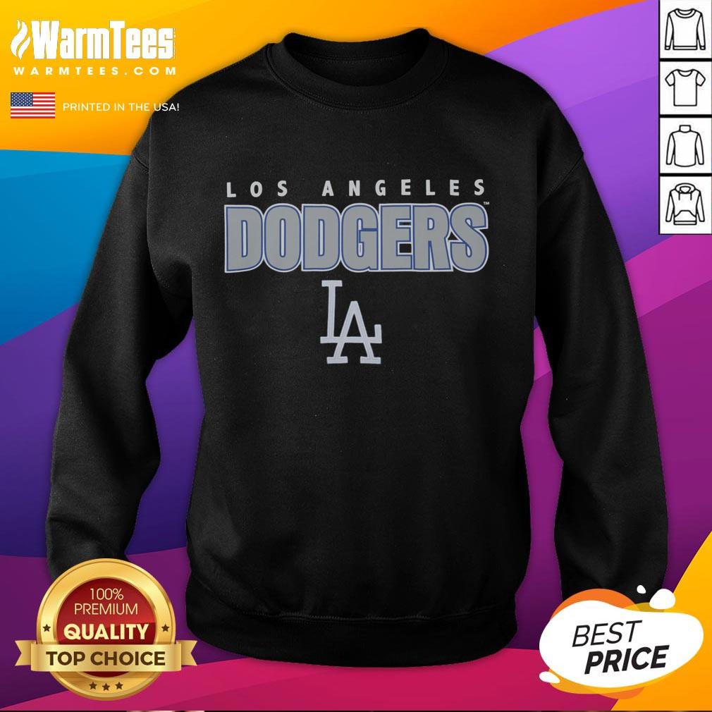 Premium Royal Los Angeles Dodgers Throwback Sweatshirt featuring classic logo and comfortable fit for fans.