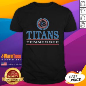 Premium Tennessee Titans Crest T-Shirt featuring vibrant team colors and logo, perfect for Titans fans.