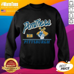 Vintage Pittsburgh Panthers Fly By Sweatshirt featuring classic logo and stylish design for fans.