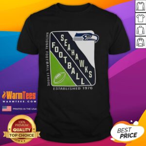 Pretty Seattle Seahawks NFL Established 1976 Starter T-Shirt featuring team logo and vibrant colors, perfect for fans.