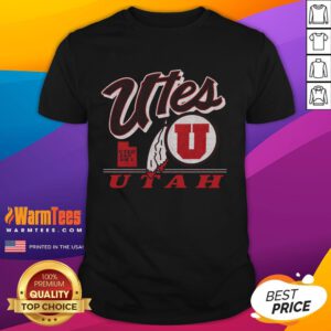 Pretty Utah Utes Fly By Vintage T-Shirt featuring a stylish design for fans of the Utah Utes college football team.