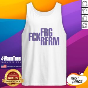 Alt Text: Stylish Top-FRG-FCK-RFRM-Tank-Top featuring a trendy design, perfect for casual summer wear.