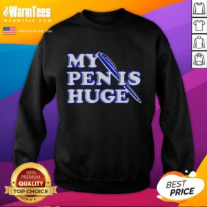 Awesome Alex My Pen Is Huge sweatshirt in vibrant colors, showcasing a playful design perfect for casual wear.