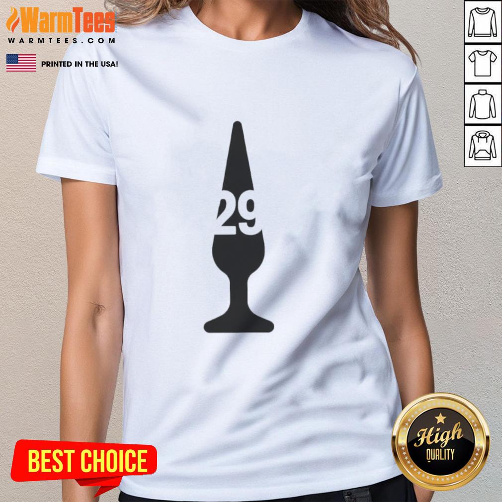 Awesome Big Dumper Butt Plug Ladies Tee featuring a bold design for fun and stylish comfort in women's casual wear.