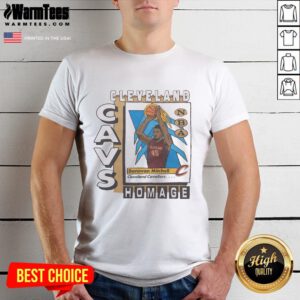 Awesome Cleveland Cavaliers Trading Card Donovan Mitchell T-Shirt featuring vibrant graphics and team colors.