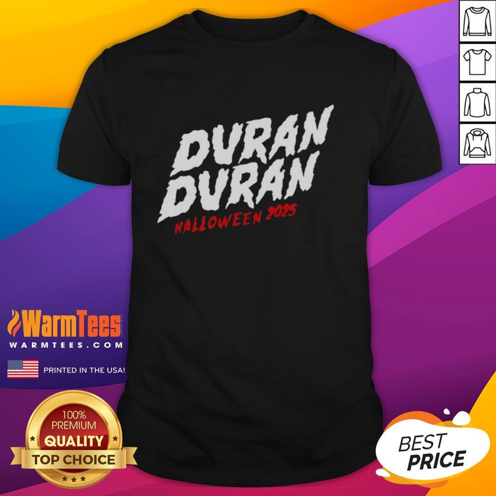 Awesome Halloween 2025 Duran Duran T-Shirt featuring spooky graphics and vibrant colors for festive celebrations.