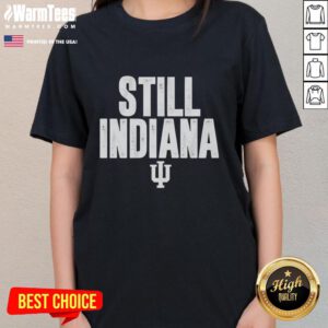 Awesome Indiana Hoosiers football ladies tee showcasing team spirit and style for fans this year.