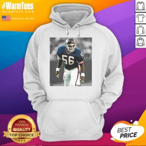 Awesome Lawrence Taylor New York Giants football hoodie featuring bold team colors and iconic player graphics.