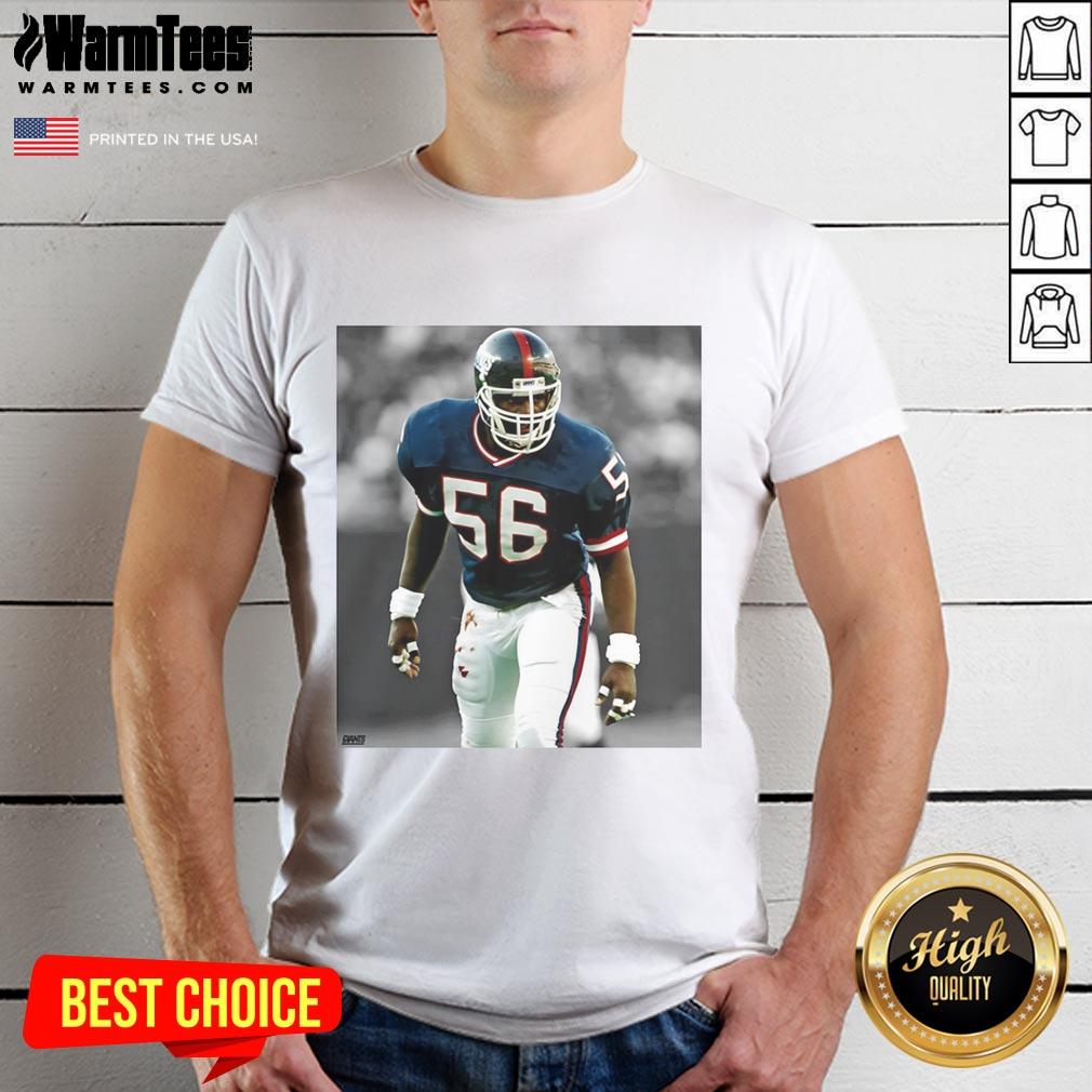 Awesome Lawrence Taylor New York Giants Football T-Shirt featuring bold graphics and vintage style for fans of football legend.