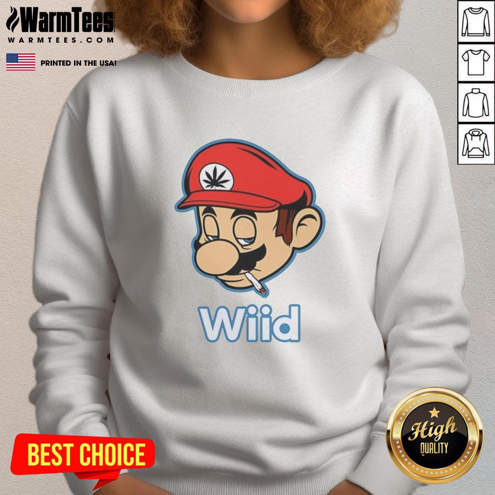 Awesome Mario Bros Wii'd sweatshirt featuring vibrant graphics and a cozy design, perfect for gaming fans and casual wear.