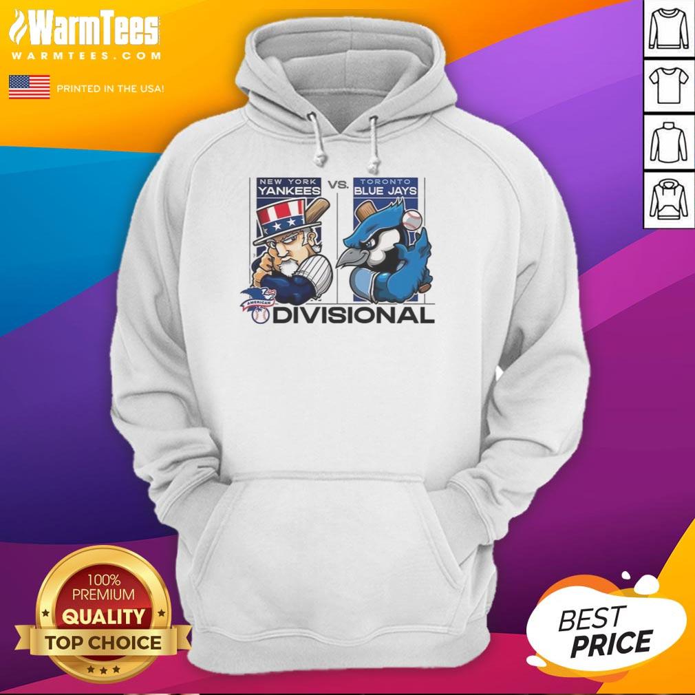 Alt Text: Awesome New York Yankees vs Toronto Blue Jays American League Division Series 2025 mascot hoodie design