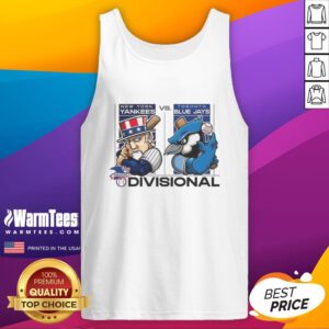 Awesome New York Yankees vs Toronto Blue Jays AL Division Series 2025 tank top featuring team mascots and vibrant design.