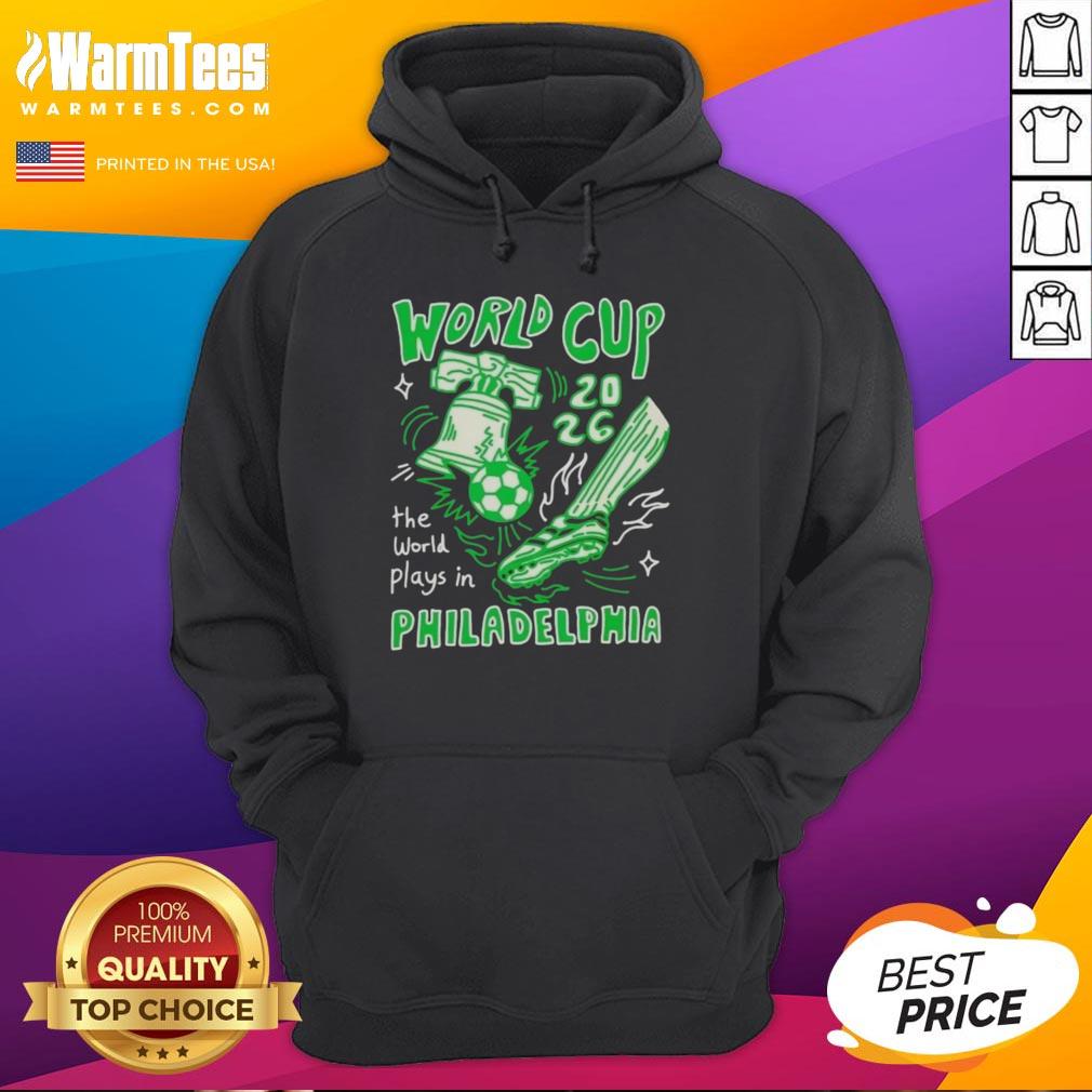 Awesome World Cup 2026 hoodie featuring Philadelphia design, perfect for fans celebrating the tournament in style.