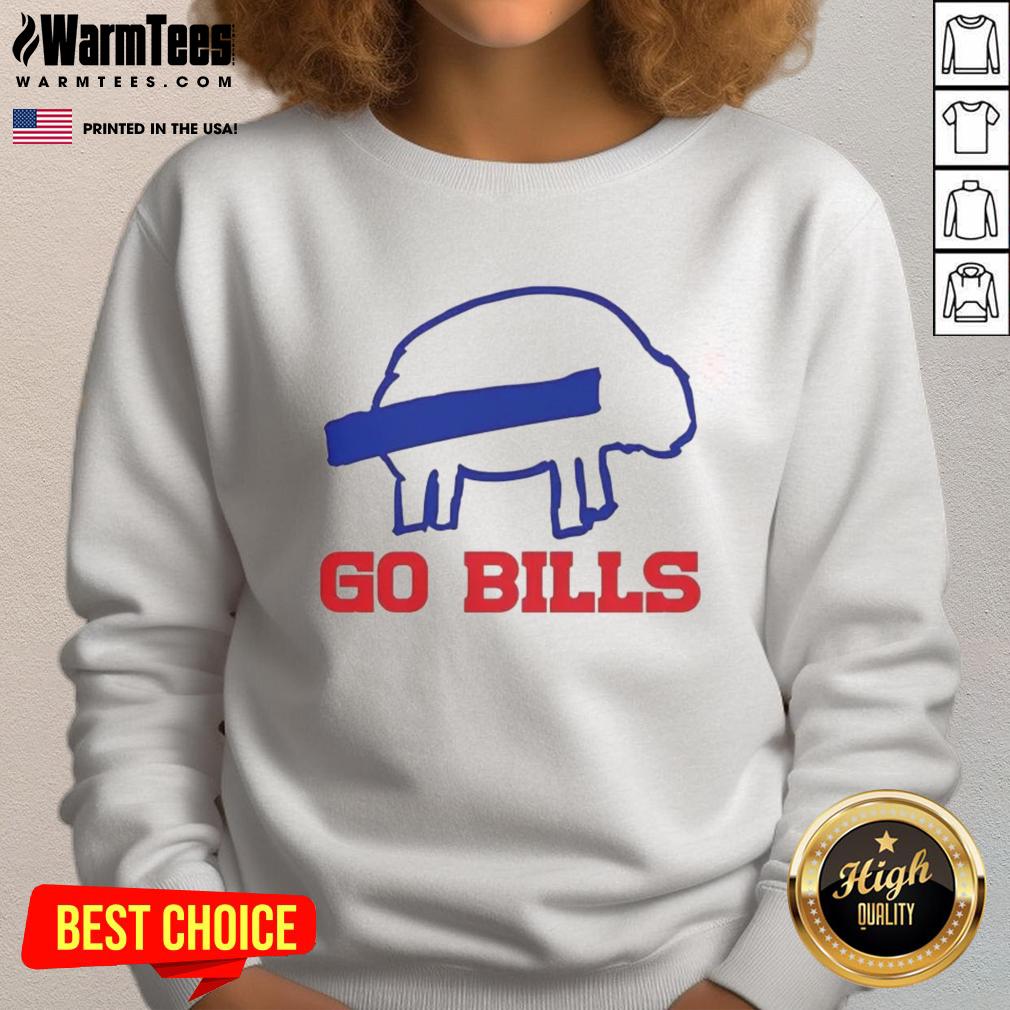 Funny Buffalo Bills football sketch sweatshirt featuring a playful design, perfect for Go Bills fans.