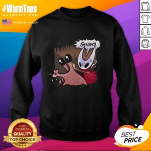 Funny Hollow Knight Silksong Nuu Slap Sweatshirt featuring vibrant artwork and playful design for gaming fans.