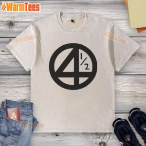 Good 4-1-2 Ringer Marvel Fantastic Four Logo Washed T-Shirt featuring a vintage design and iconic superhero graphics.