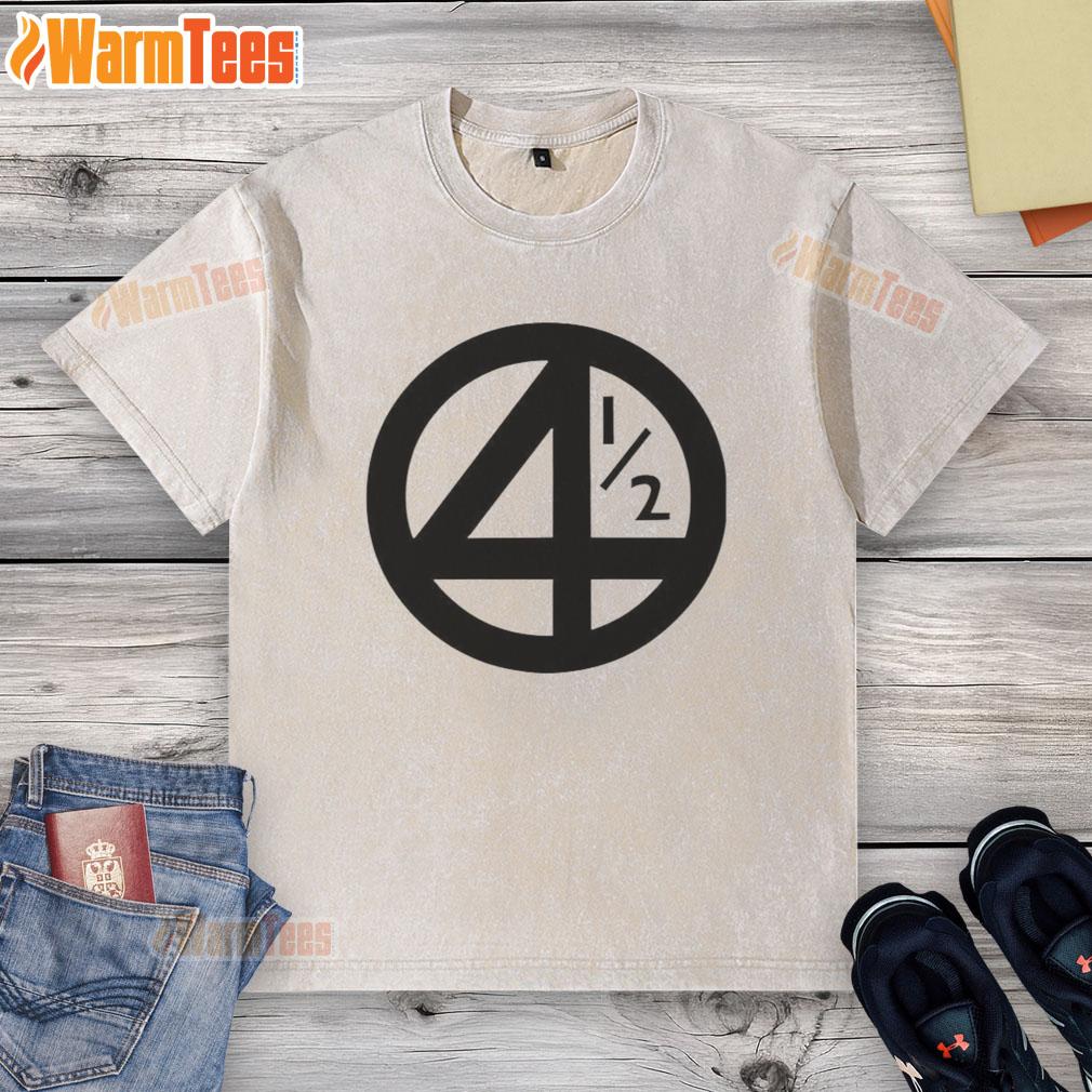 Good 4-1-2 Ringer Marvel Fantastic Four Logo Washed T-Shirt featuring a vintage design and iconic superhero graphics.