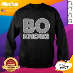 Good Bo Jackson BO Knows retro sweatshirt featuring bold graphics and vintage style for sports enthusiasts.