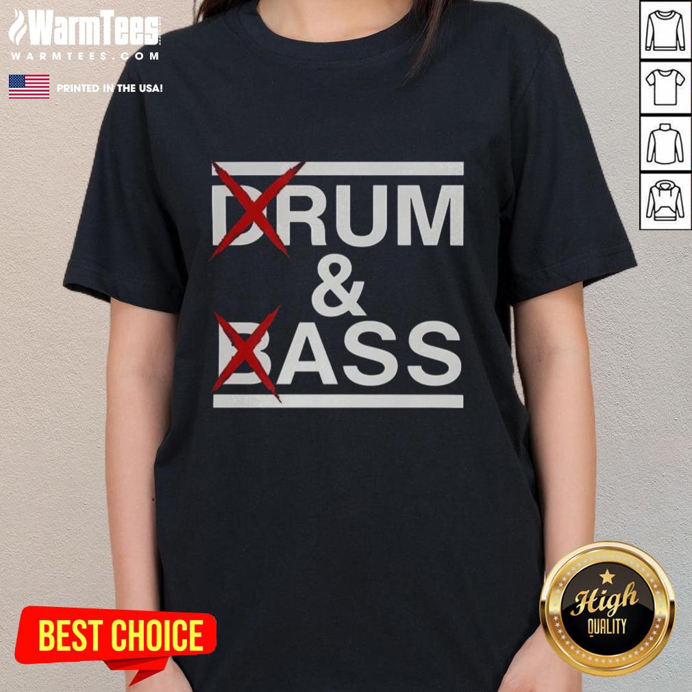 Good Drum and Bass Rum Ass Ladies Tee featuring vibrant design and comfortable fit for music lovers.