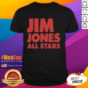 Good Jim Jones All Stars 2025 T-Shirt featuring vibrant graphics and a stylish design for fans and collectors.