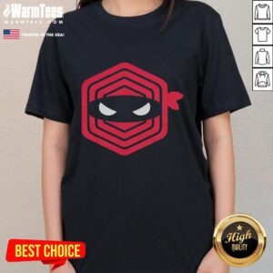 Good Pitching Ninja Cleveland Guardians baseball graphic on a ladies tee, perfect for fans and casual wear.