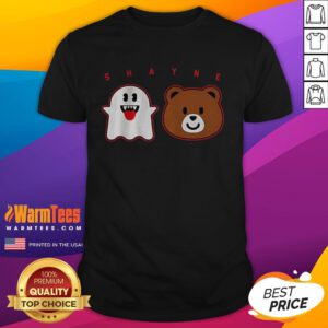 Good Shayne Gostisbehere Ghost Bear Halloween T-Shirt featuring a spooky design perfect for hockey fans and Halloween celebrations.