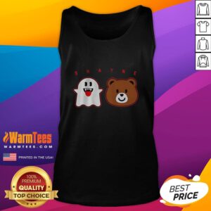 Good Shayne Gostisbehere Ghost Bear Halloween tank top featuring spooky graphics for a festive look.