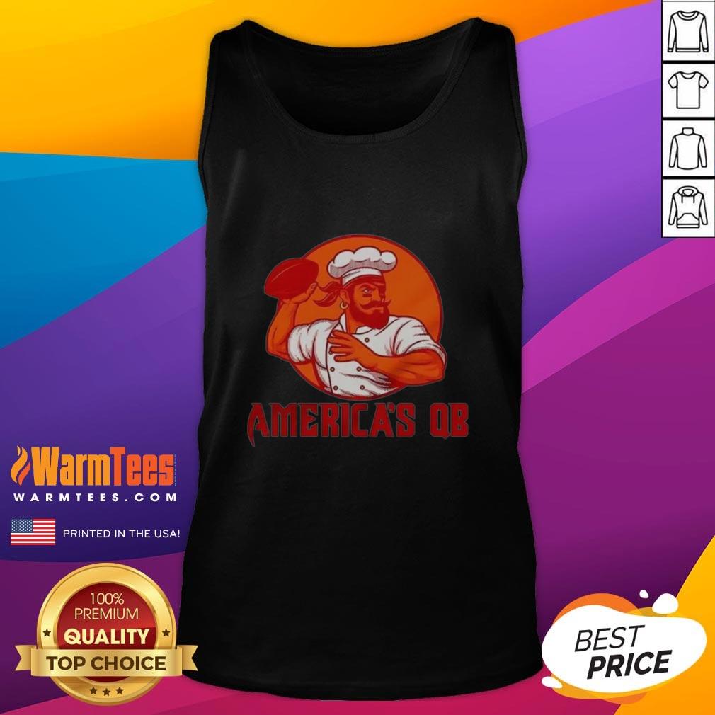 Good Tampa Bay Buccaneers America's Favorite QB tank top featuring team colors and logo, perfect for fans and game days.