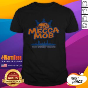 Good The Mecca Mob New York City 212 Court Kings Skyline Logo T-Shirt featuring iconic NYC skyline design, stylish and trendy.