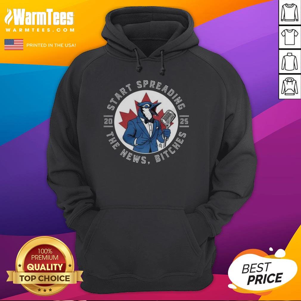 2025 Toronto Blue Jays hoodie design featuring vibrant graphics and team colors, perfect for fans spreading the news.