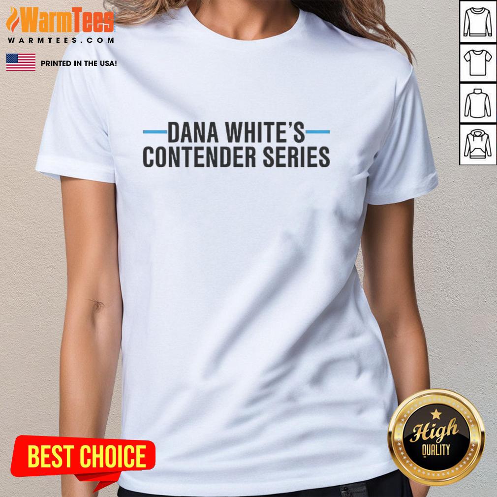 Alt Text: Good Wild Chanco Dana White's Contender Series ladies tee featuring a stylish design, perfect for fans of MMA.