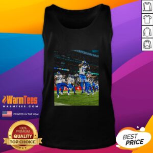 Hot Los Angeles Rams Victory Monday tank top featuring bold team colors and logo, perfect for game day attire.