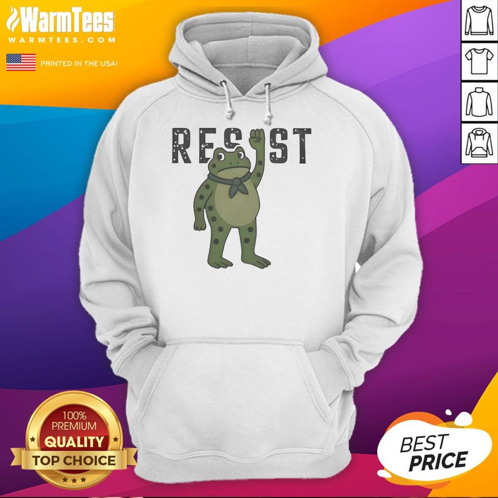 Hot-Resist Portland Frog Hoodie featuring a vibrant frog design, perfect for stylish warmth and comfort in any weather.