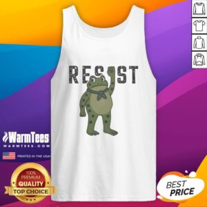 Hot Resist Portland Frog Tank Top featuring a colorful frog design, perfect for summer casual wear and outdoor adventures.