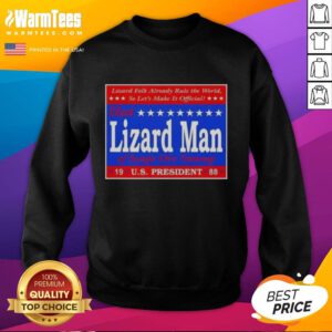 Vintage 1988 Hot Vote Lizard Man of Scape Ore Swamp sweatshirt featuring a quirky political design.