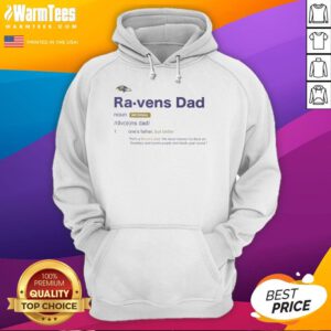 Nice Baltimore Ravens Dad Definition Hoodie featuring a stylish design for proud Ravens fans and dedicated fathers.
