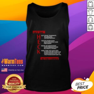 Nice Clippers Get The Heck To The Corner tank top featuring a bold graphic design, perfect for casual wear.