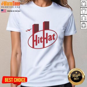 Nice Hithat 911 logo on a stylish ladies tee, perfect for casual wear and fans of unique graphic apparel.