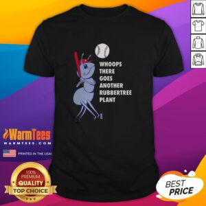 Nice Philadelphia Phillies Baseball T-Shirt featuring a playful design with a Rubbertree plant theme.